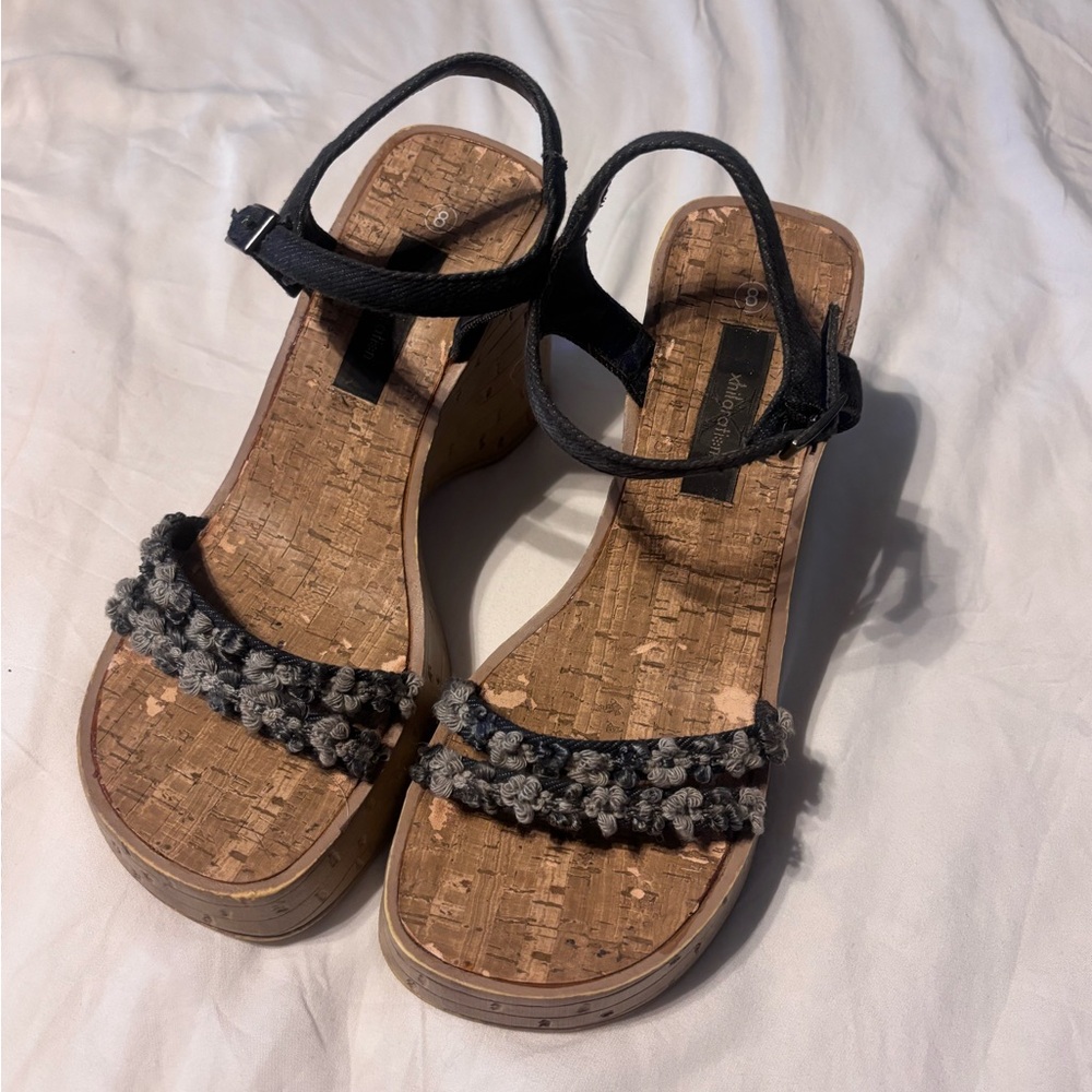 Stylish Black and Gray Women's Sandals